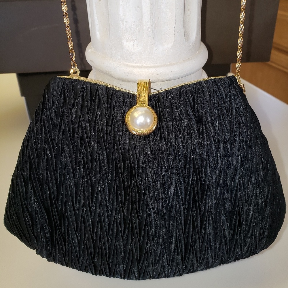 Black clutch purse
